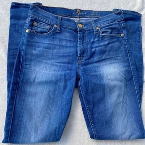 7 For All Mankind The Ankle Skinny Jean Size 27